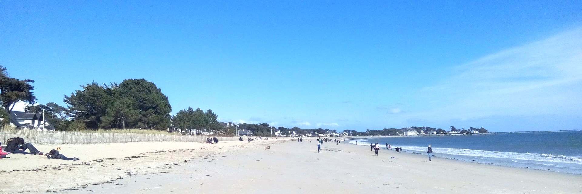 Plage et alignements de menhirs de Carnac